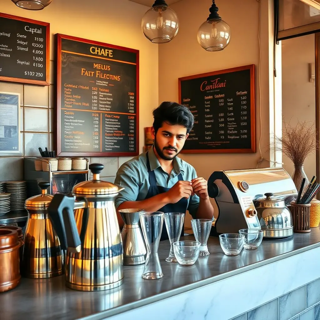 Chai counter setup
